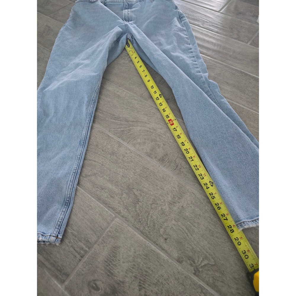 Abercrombie & Fitch Curve Love 90s Slim Straight Ultra High Rise Jeans 33 - Picture 2 of 8